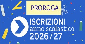 PROROGA termini scadenza Iscrizioni Anno ...